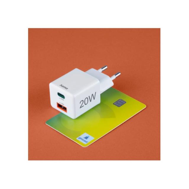 Hama - 00201991 cargador de dispositivo móvil Auriculares, Batería portátil, Smartphone, Tableta Blanco Corriente alterna Carga