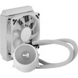 Aerocool - MIRAGEL120W Refrigeración Líquida CPU Ventilador 12cm ARGB TDP 200W Blanco