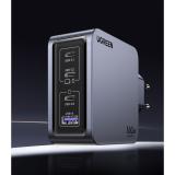 Ugreen - Nexode Pro 160W GaN Charger with USB-C Cable Universal Negro, Gris Corriente alterna Carga rápida Interior