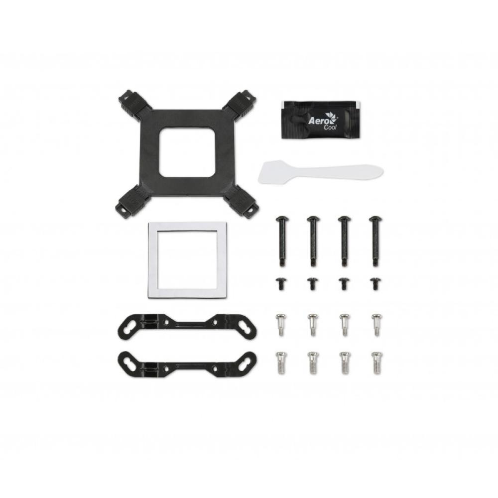 Aerocool - MIRAGEL120W Refrigeración Líquida CPU Ventilador 12cm ARGB TDP 200W Blanco