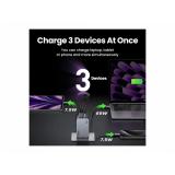 Ugreen - Nexode Pro EU 3-Port GaN PD Fast Charger With USB-C Cable Universal Negro, Gris Corriente alterna Carga rápida Interior
