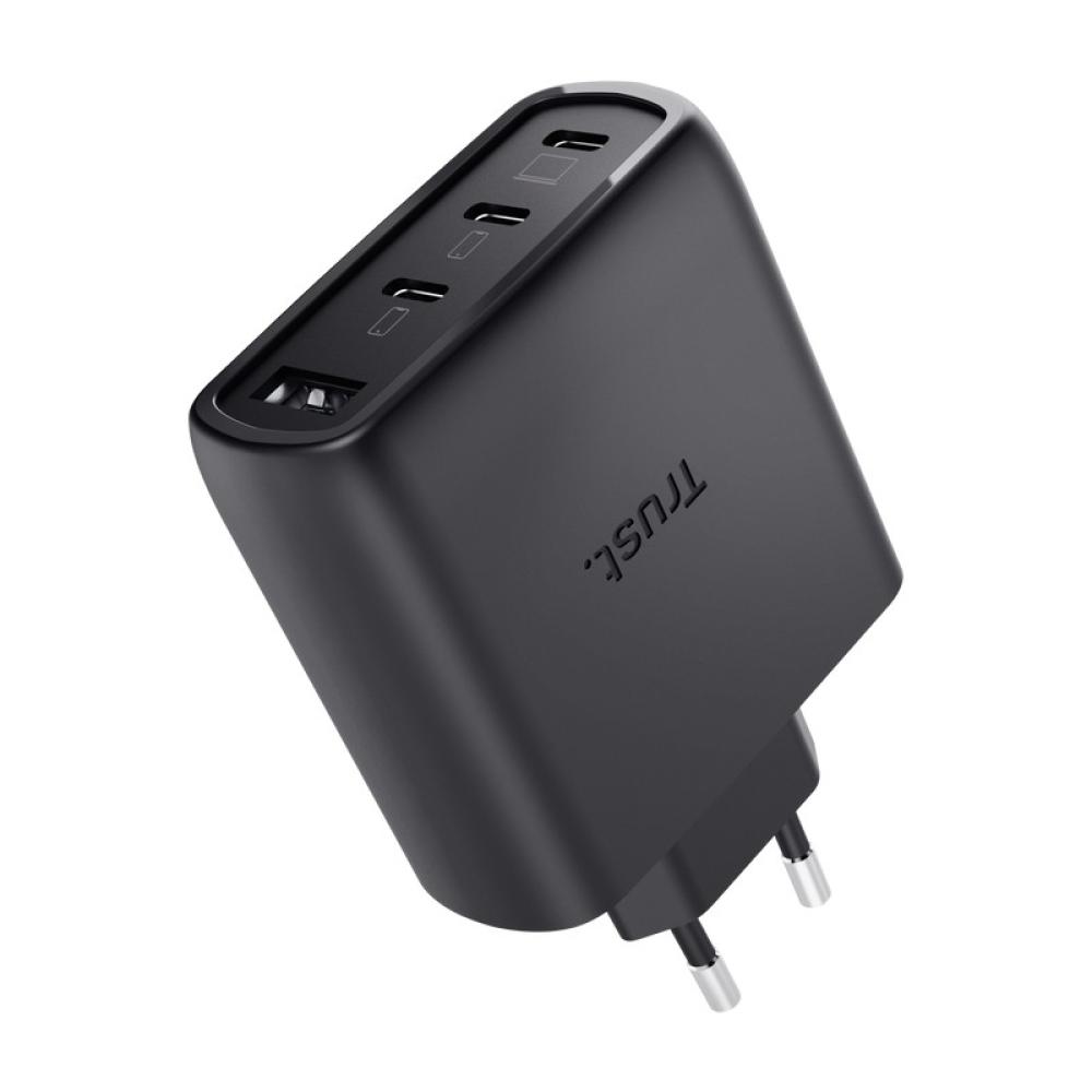 Trust - Maxo 65W Universal Negro Corriente alterna Carga rápida Interior