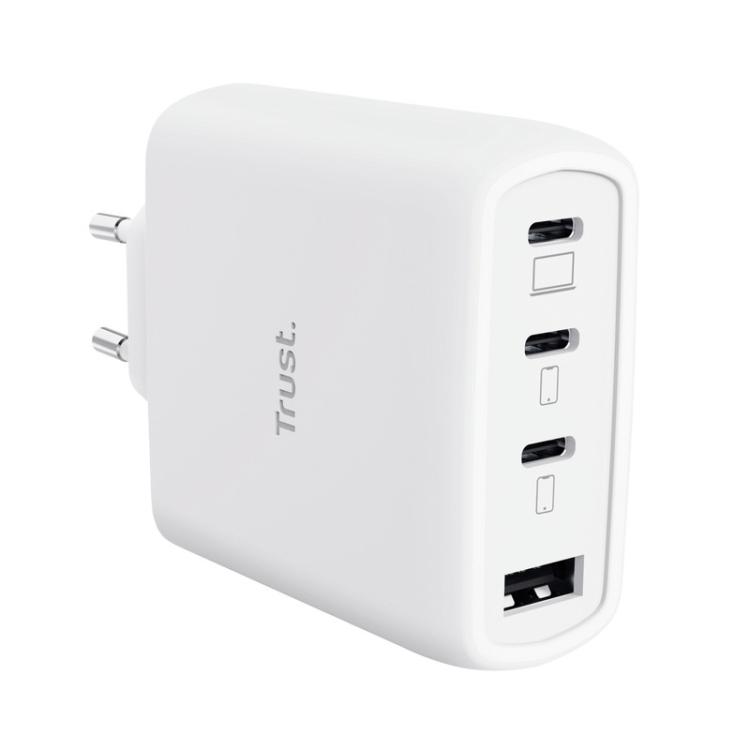 Trust - Maxo 65W Universal Blanco Corriente alterna Carga rápida Interior