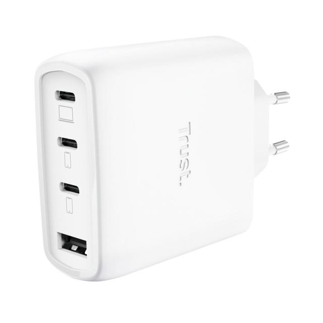 Trust - Maxo 65W Universal Blanco Corriente alterna Carga rápida Interior