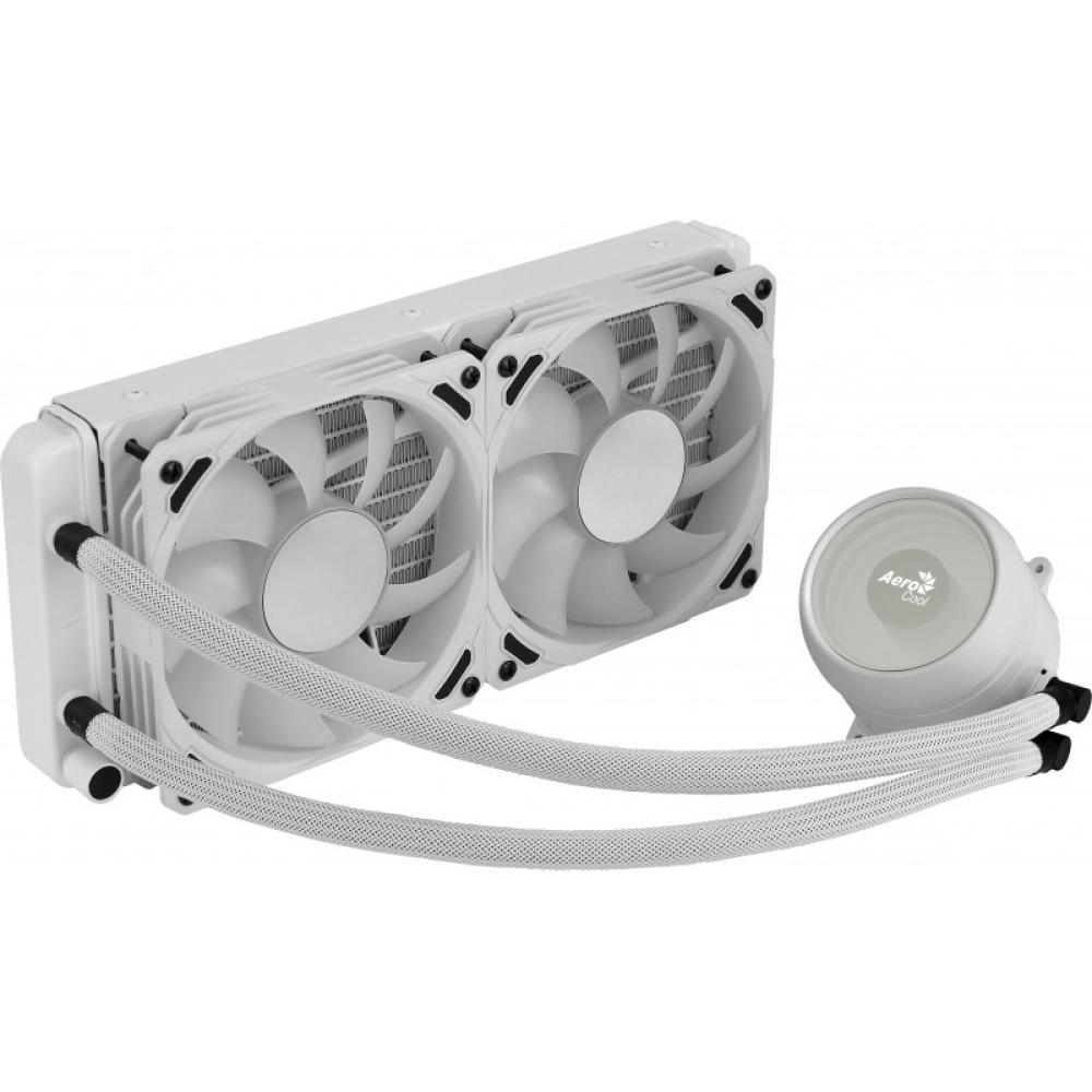 Aerocool - MIRAGEL240W Refrigeración Líquida CPU 2xVentilador 12cm ARGB TDP 400W Blanco