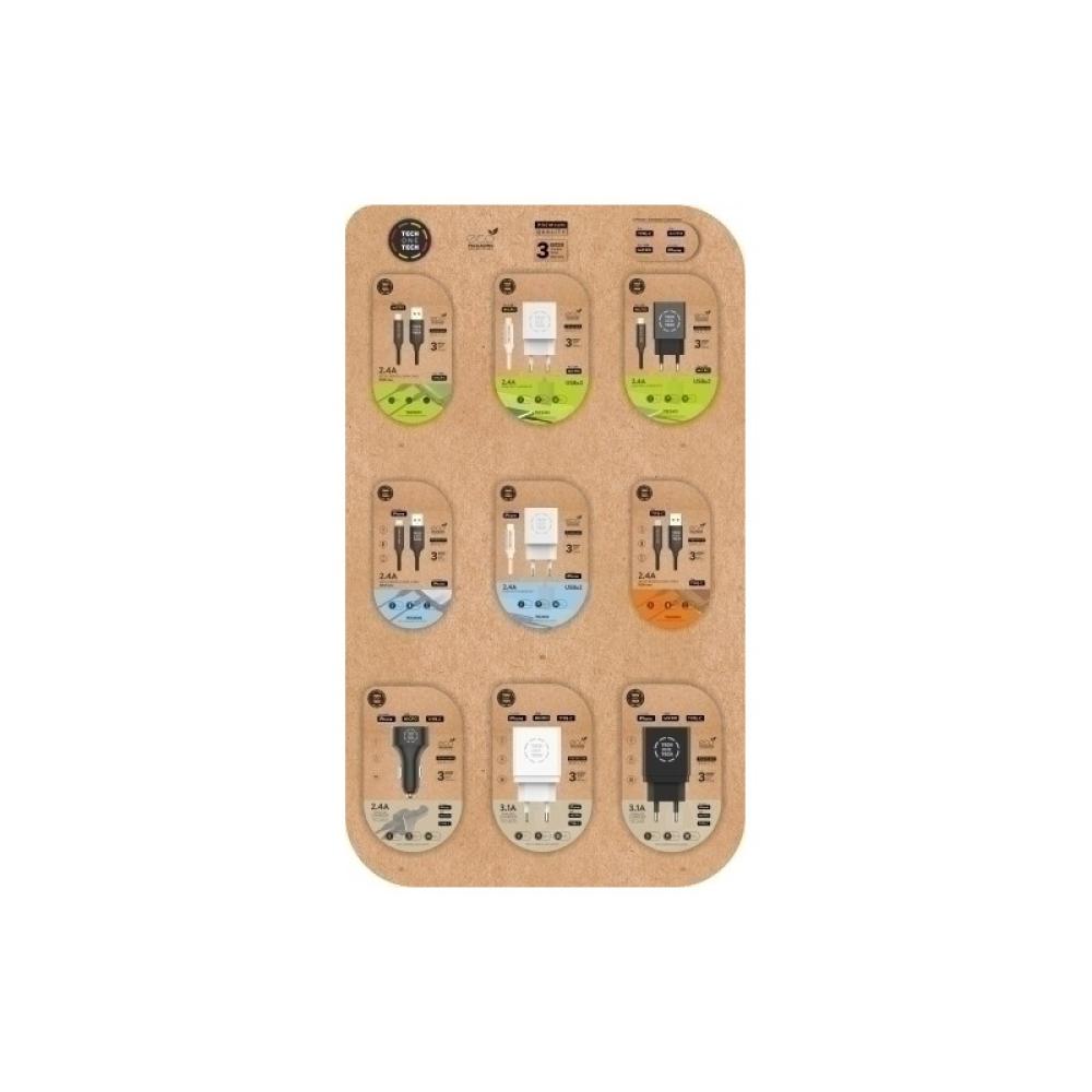 TECH ONE TECH - CARGADOR TECHONETECH SURTIDO EXP.27 - Color no elegible