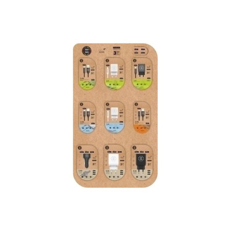 TECH ONE TECH - CARGADOR TECHONETECH SURTIDO EXP.27 - Color no elegible
