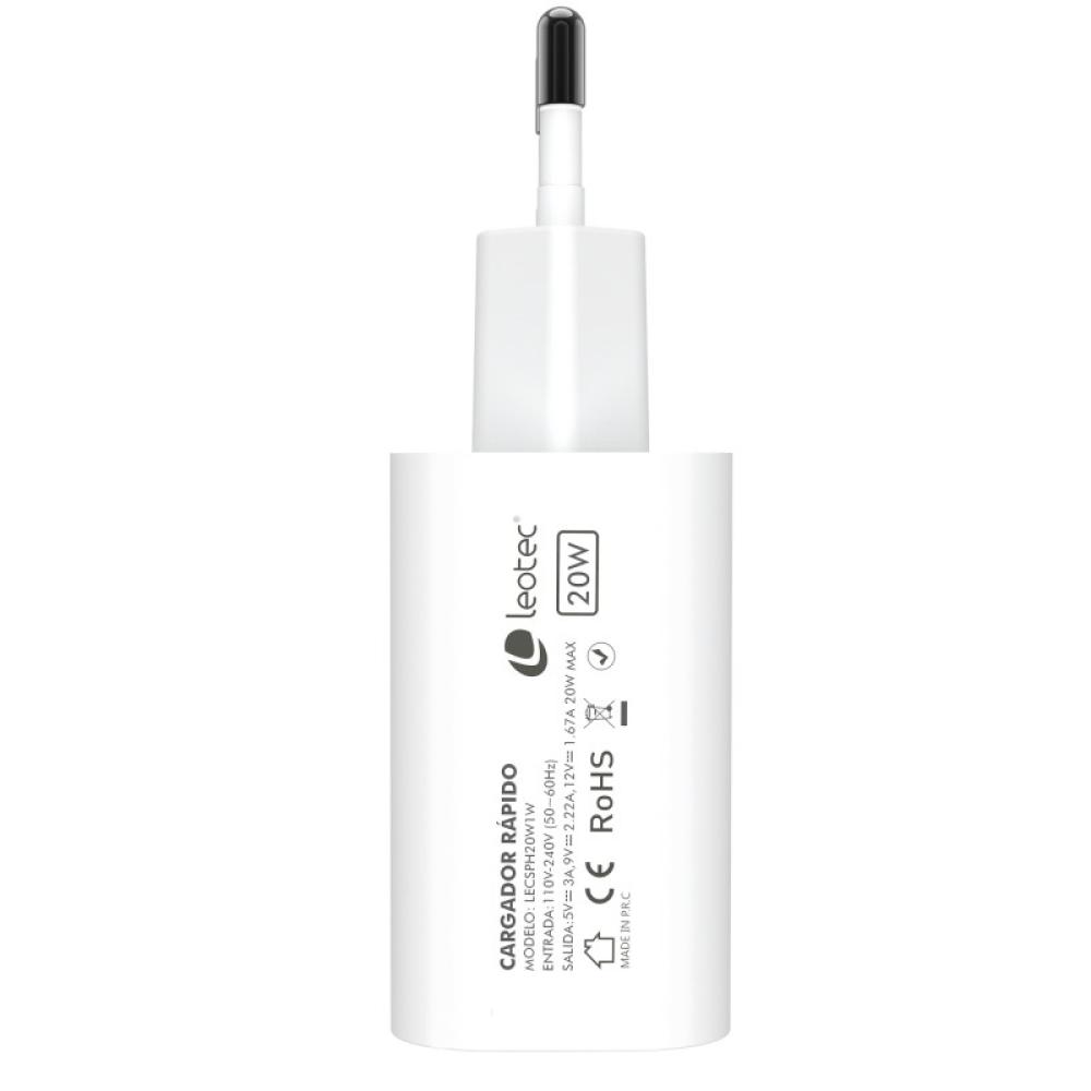 Leotec - Cargador rápido 20W USB-C
