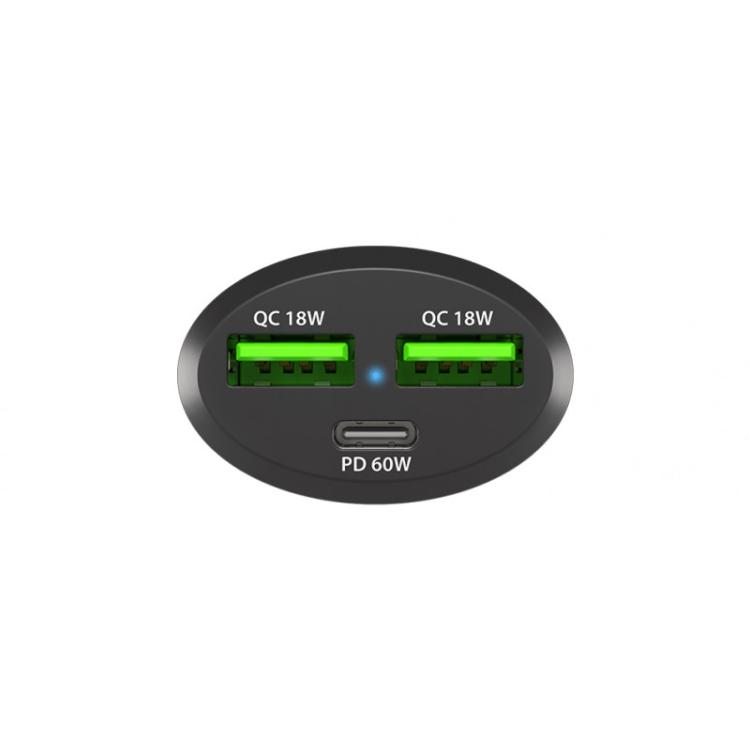 NATEC - Coney Universal Negro Encendedor de cigarrillos Carga rápida Auto