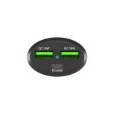 NATEC - Coney Universal Negro Encendedor de cigarrillos Carga rápida Auto