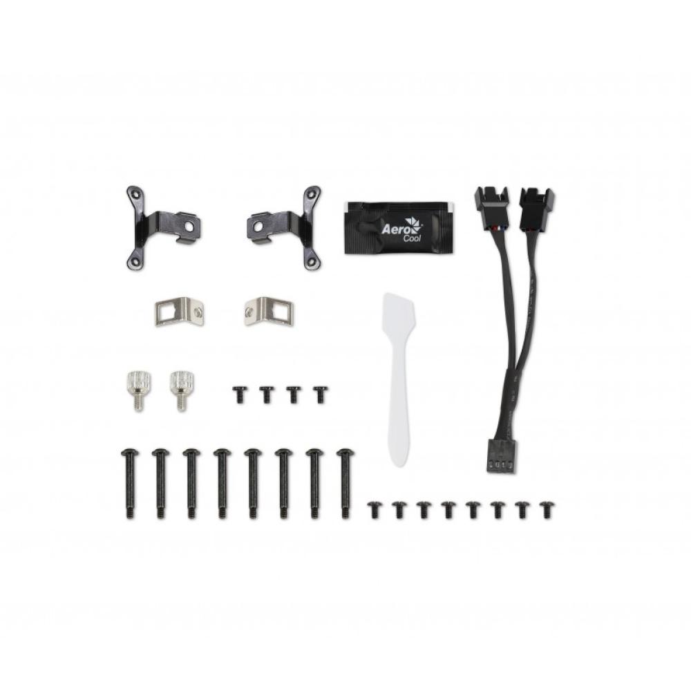 Aerocool - MIRAGEL240W Refrigeración Líquida CPU 2xVentilador 12cm ARGB TDP 400W Blanco