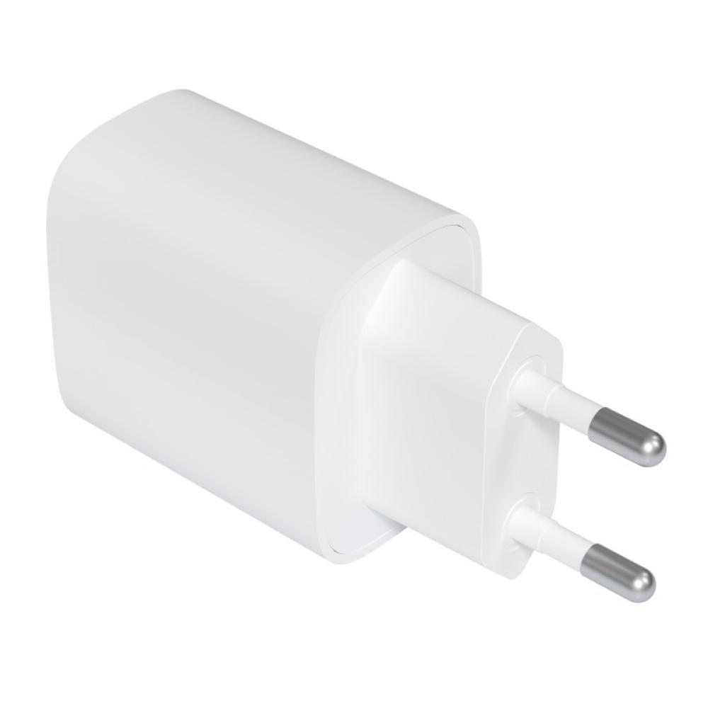 Leotec - Cargador 20W 1xUSB-C PD + 1x USB-A Blanco
