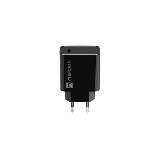 NATEC - RIBERA Universal Negro Corriente alterna Carga rápida Interior