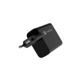 NATEC - NUC-2143 cargador de dispositivo móvil Universal Negro Corriente alterna Carga rápida Interior