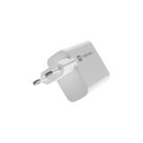 NATEC - NUC-2142 cargador de dispositivo móvil Universal Blanco Corriente alterna Carga rápida Interior