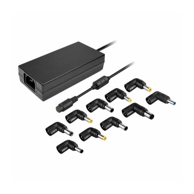 Leotec - LENCSHOME120 cargador de dispositivo móvil Portátil Negro Corriente alterna Interior