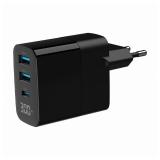 Gembird - TA-UC-PDQC30LCD-BK-02 cargador de dispositivo móvil Universal Negro Corriente alterna Carga rápida Interior