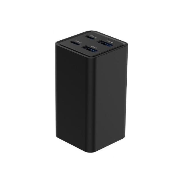 Gembird - TA-UC-2A2C-PD65-01-BK cargador de dispositivo móvil Portátil, Smartphone Negro Corriente alterna Carga rápida Interior