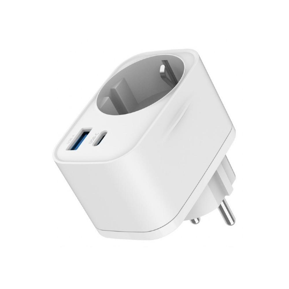 Gembird - TA-ACPDQC20-01-W cargador de dispositivo móvil Universal Blanco Corriente alterna Carga rápida Interior