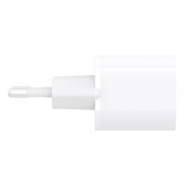 Ksix - Cargador de red mini GaN 30 W, PPS, Power Delivery, Carga rápida, Puerto USB-C, Blanco