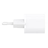 Ksix - Cargador de red mini GaN 30 W, PPS, Power Delivery, Carga rápida, Puerto USB-C, Blanco