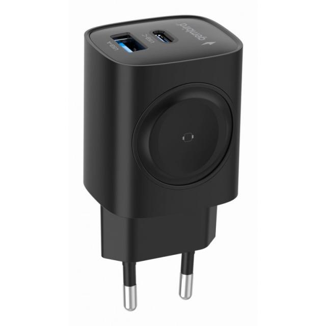 Gembird - TA-UC-PDQCW20-01-BK cargador de dispositivo móvil Universal Negro Corriente alterna Carga rápida Interior
