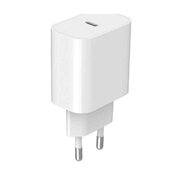 Gembird - TA-UC-PD20-01-W cargador de dispositivo móvil Smartphone Blanco Corriente alterna Carga rápida Interior