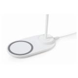 Gembird - TA-WPC10-LED-01-W cargador de dispositivo móvil Smartphone Blanco CC Cargador inalámbrico Interior