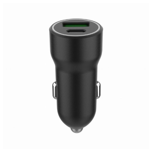 Gembird - TA-UC-A2PDQC20-CAR-01 cargador de dispositivo móvil Universal Negro Encendedor de cigarrillos Carga rápida Auto