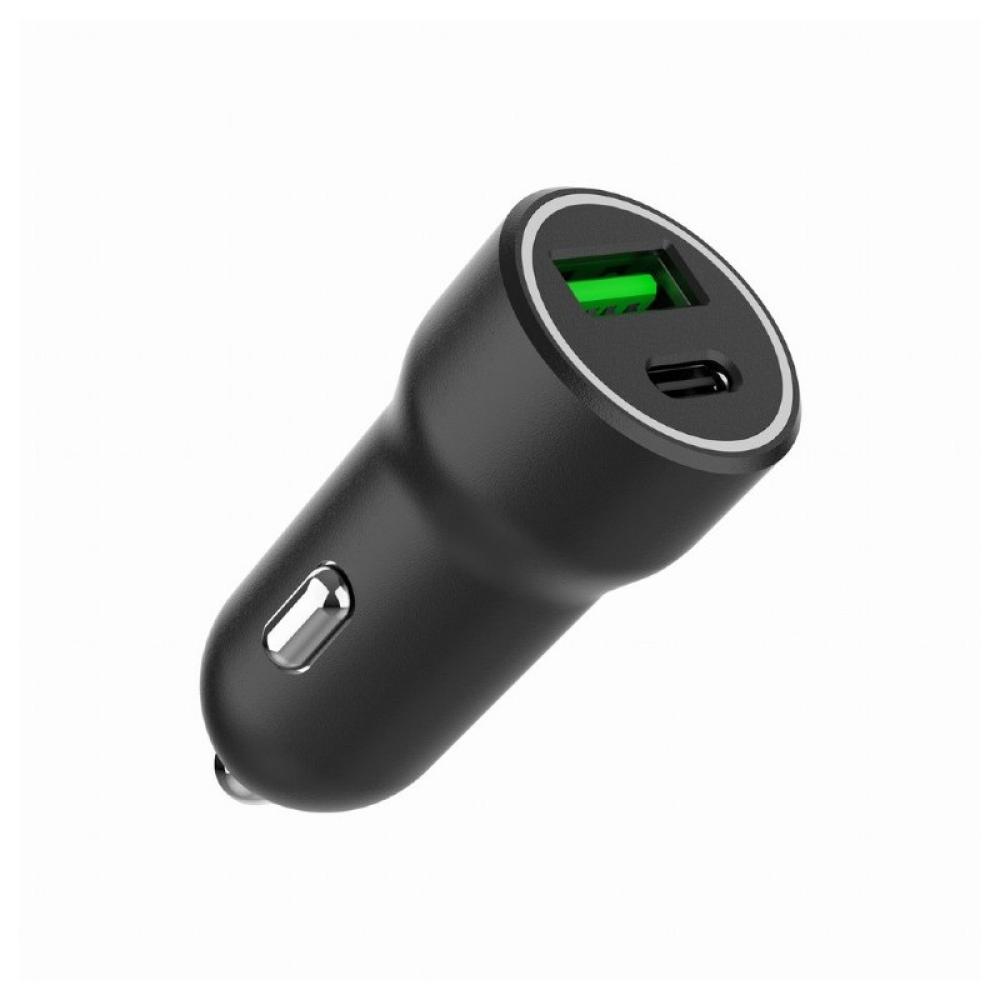 Gembird - TA-UC-A2PDQC20-CAR-01 cargador de dispositivo móvil Universal Negro Encendedor de cigarrillos Carga rápida Auto