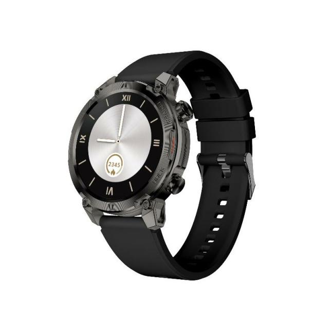 Nilox - NXSWTRAILROUND Relojes inteligentes y deportivos 3,53 cm (1.39") Digital 360 x 360 Pixeles Pantalla táctil Negro
