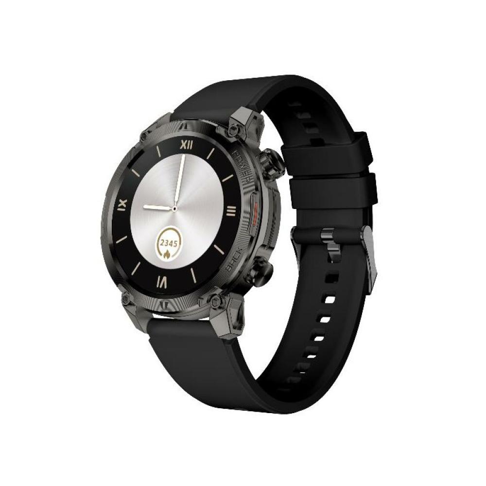 Nilox - NXSWTRAILROUND Relojes inteligentes y deportivos 3,53 cm (1.39") Digital 360 x 360 Pixeles Pantalla táctil Negro