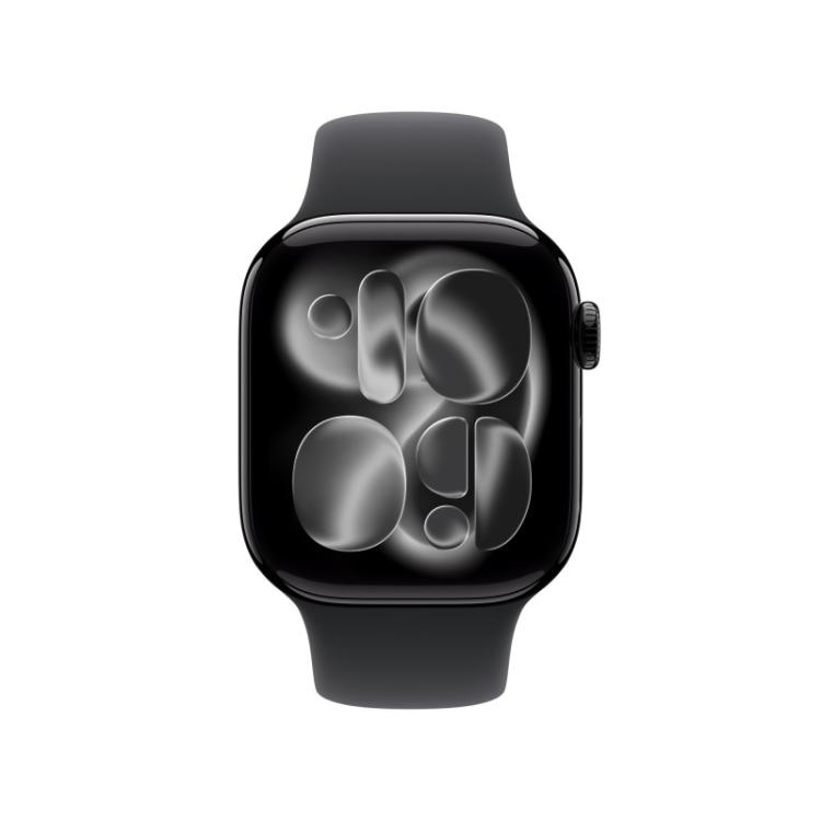 Apple - Watch Series 11 OLED 42 mm Digital 374 x 446 Pixeles Pantalla táctil 5G Negro Wifi GPS (satélite) - MF834QL/A