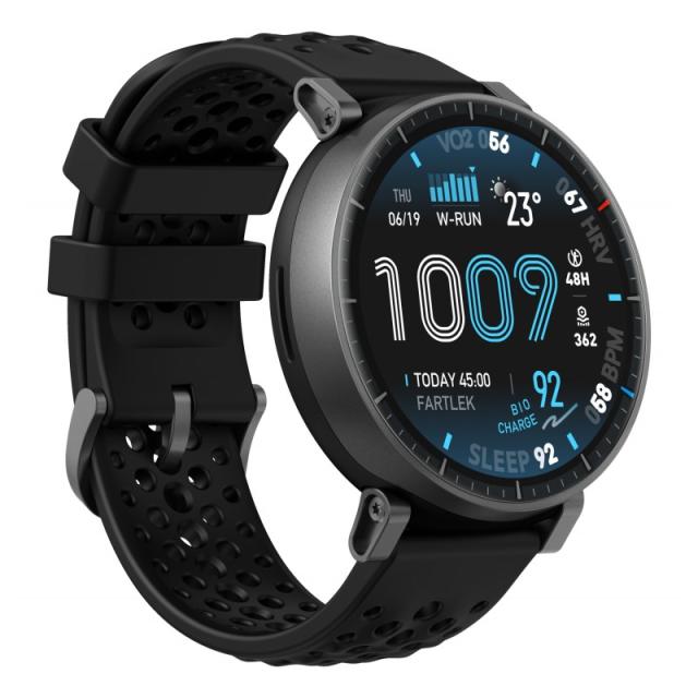 Amazfit - Active Max 3,81 cm (1.5") AMOLED Digital 480 x 480 Pixeles Pantalla táctil Negro