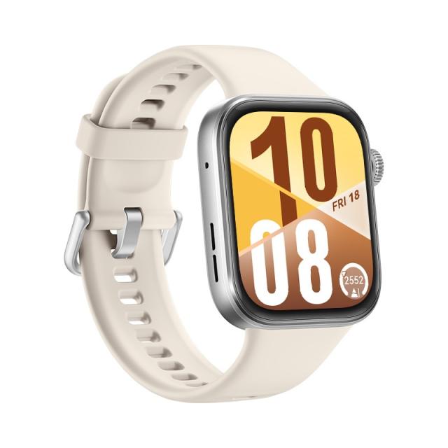 Huawei - WATCH FIT 4 4,62 cm (1.82") AMOLED 38 mm Digital 480 x 408 Pixeles Pantalla táctil Plata GPS (satélite) - 55020EYL