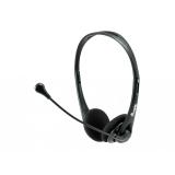Equip - 245304 auricular y casco Auriculares Alámbrico Diadema Oficina/Centro de llamadas Negro