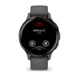 Garmin - Venu 3S 3,05 cm (1.2") AMOLED 41 mm Digital 390 x 390 Pixeles Pantalla táctil Gris Wifi GPS (satélite)