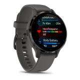 Garmin - Venu 3S 3,05 cm (1.2") AMOLED 41 mm Digital 390 x 390 Pixeles Pantalla táctil Gris Wifi GPS (satélite)