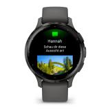Garmin - Venu 3S 3,05 cm (1.2") AMOLED 41 mm Digital 390 x 390 Pixeles Pantalla táctil Gris Wifi GPS (satélite)