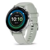 Garmin - Venu 3S 3,05 cm (1.2") AMOLED 41 mm Digital 390 x 390 Pixeles Pantalla táctil Gris, Plata Wifi GPS (satélite)