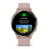 Garmin - Venu 3S 3,05 cm (1.2") AMOLED 41 mm Digital 390 x 390 Pixeles Pantalla táctil Oro, Rosa Wifi GPS (satélite)