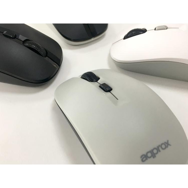 Approx - XM180 ratón Oficina mano derecha RF inalámbrico Óptico 1600 DPI