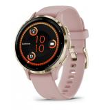 Garmin - Venu 3S 3,05 cm (1.2") AMOLED 41 mm Digital 390 x 390 Pixeles Pantalla táctil Oro, Rosa Wifi GPS (satélite)