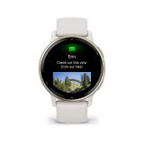 Garmin - Vivoactive 5 3,05 cm (1.2") AMOLED 42 mm Digital 390 x 390 Pixeles Pantalla táctil Blanco Wifi GPS (satélite)