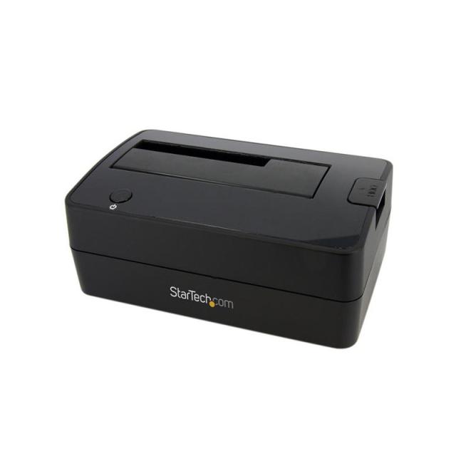 StarTech.com - Docking Station USB 3.0 (5Gbps) a SATA de 1 Bahía para Disco Duro - Base USB 3.0 (5Gbps) para Discos Duros SSD de