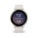 Garmin - Vivoactive 5 3,05 cm (1.2") AMOLED 42 mm Digital 390 x 390 Pixeles Pantalla táctil Blanco Wifi GPS (satélite)