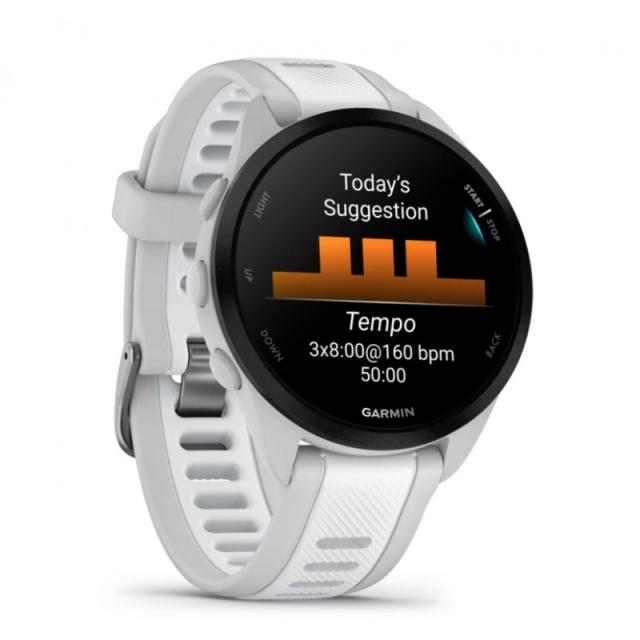 Garmin - Forerunner 165 3,05 cm (1.2") AMOLED 43 mm Digital 390 x 390 Pixeles Pantalla táctil Gris GPS (satélite)