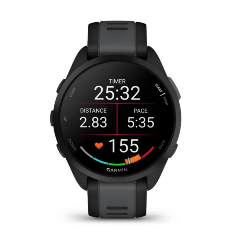 Garmin - Forerunner 165 3,05 cm (1.2") AMOLED 43 mm Digital 390 x 390 Pixeles Pantalla táctil Negro GPS (satélite)