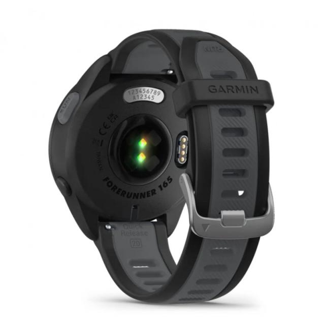 Garmin - Forerunner 165 3,05 cm (1.2") AMOLED 43 mm Digital 390 x 390 Pixeles Pantalla táctil Negro GPS (satélite)