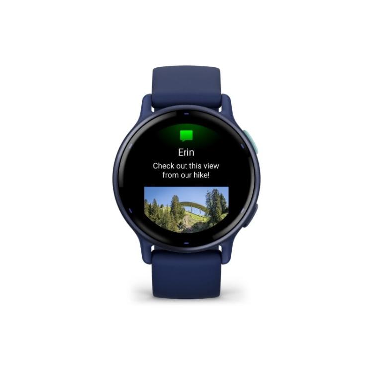 Garmin - Vivoactive 5 3,05 cm (1.2") AMOLED 42 mm Digital 390 x 390 Pixeles Pantalla táctil Azul Wifi GPS (satélite)